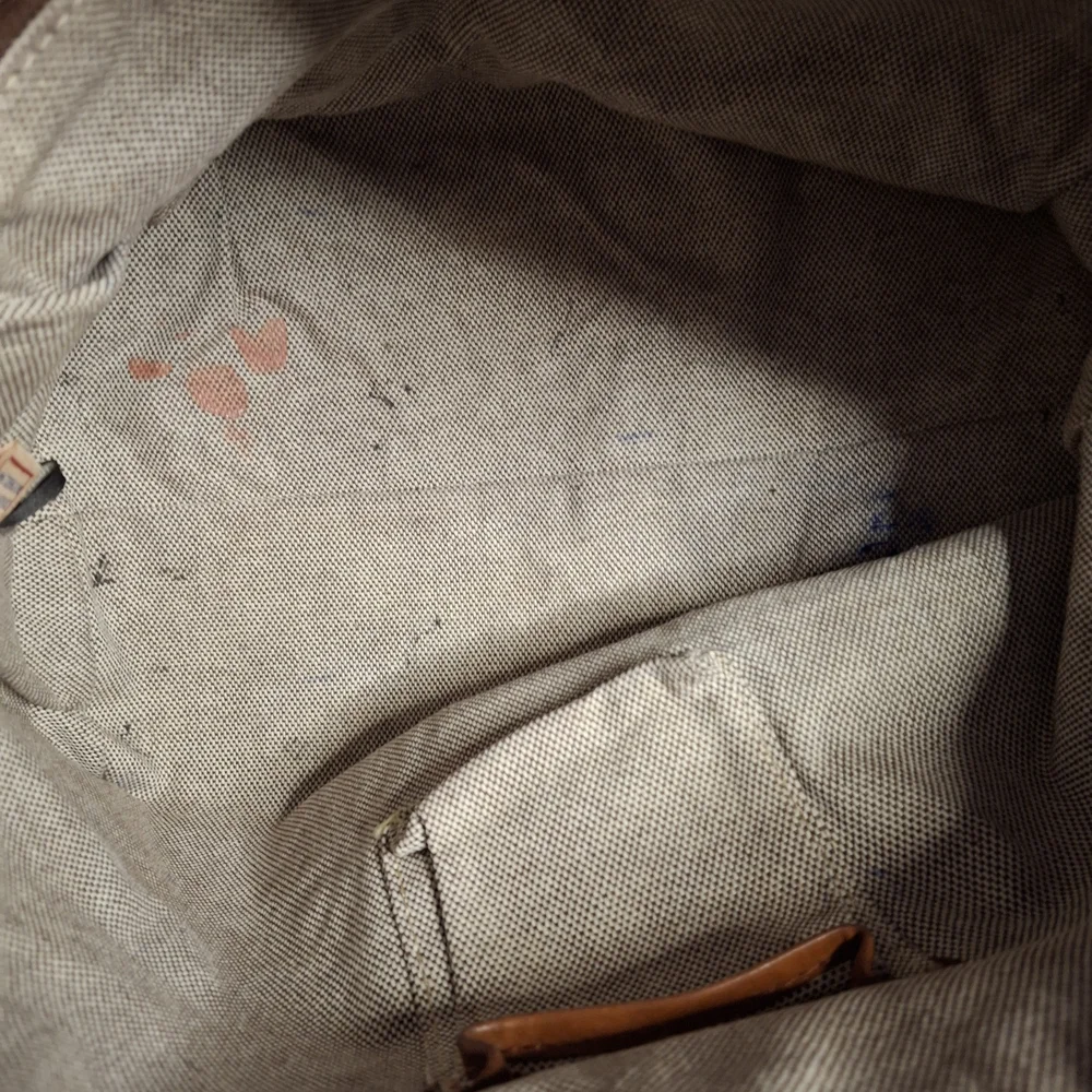 Vintage Dooney & Bourke Leather Black and Brown Hobo Bag - Picture 3 of 3